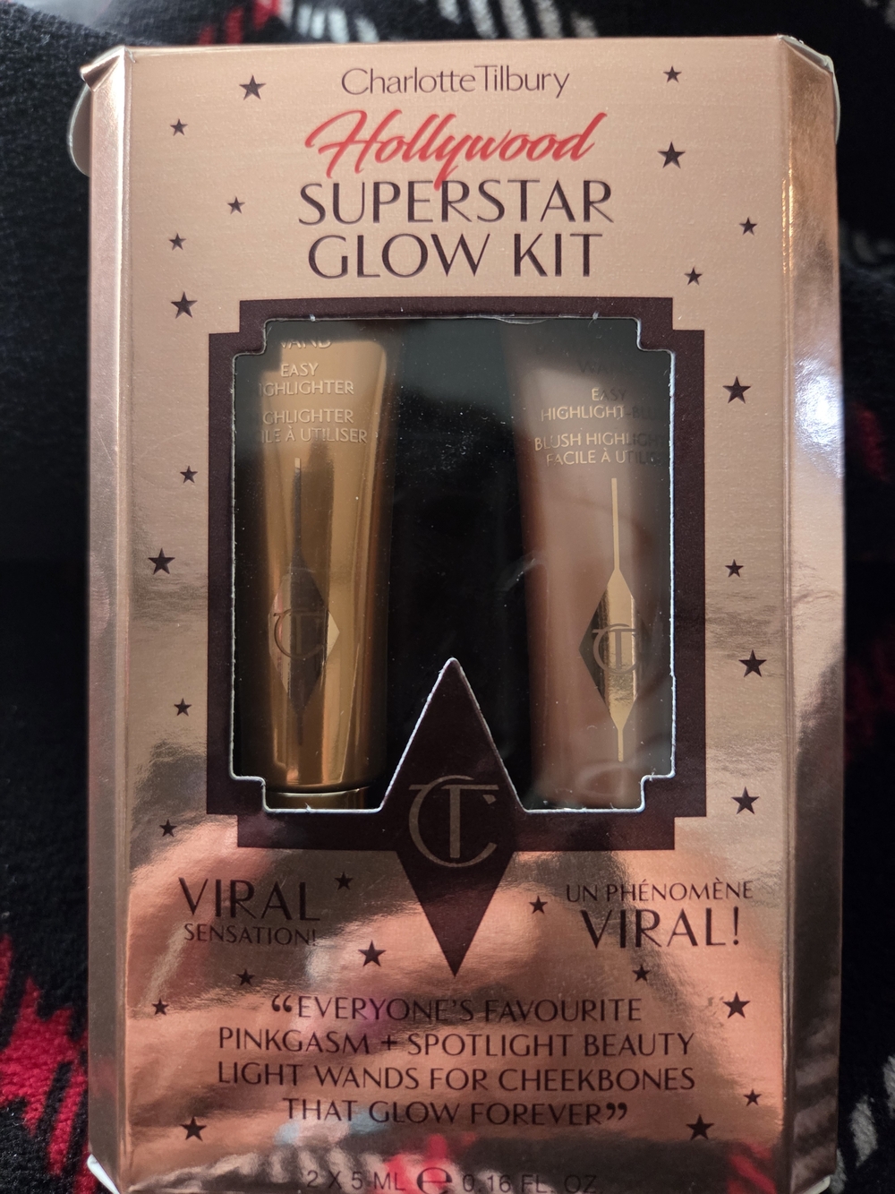 Charlotte Tilbury Rose Gold & Champagne Glow Wands Duo